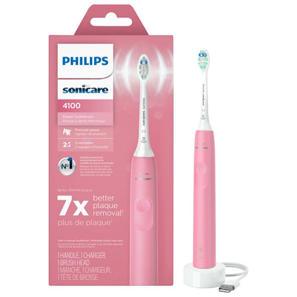 Philips Sonicare 4100 Electric Toothbrush (HX3681/26) - Deep Pink