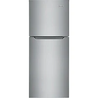 Boîte ouverte - Réfrigérateur à congélateur supérieur 10,1 pi³ 24 po de Frigidaire (FFET1022UV) - Acier brossé - Endommagé