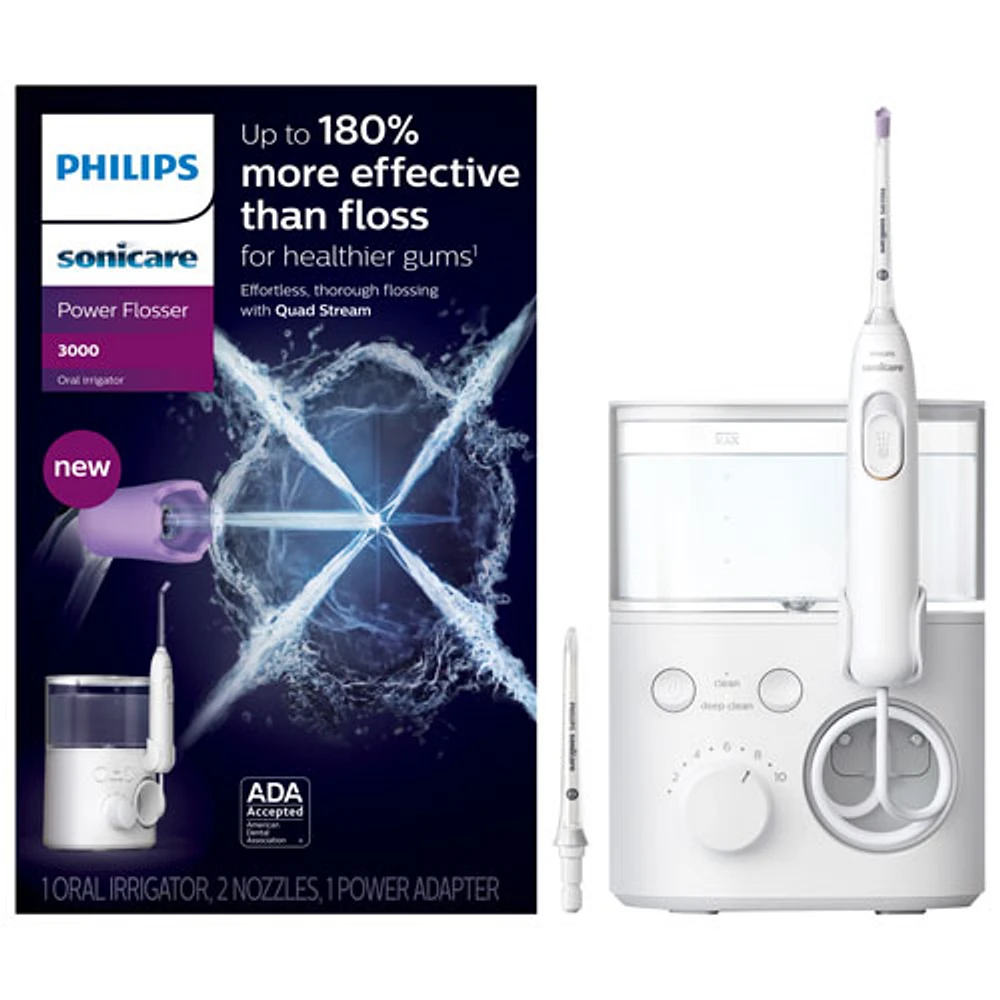 Hydropulseur Sonicare 3000 de Philips (HX3711/20) - Blanc