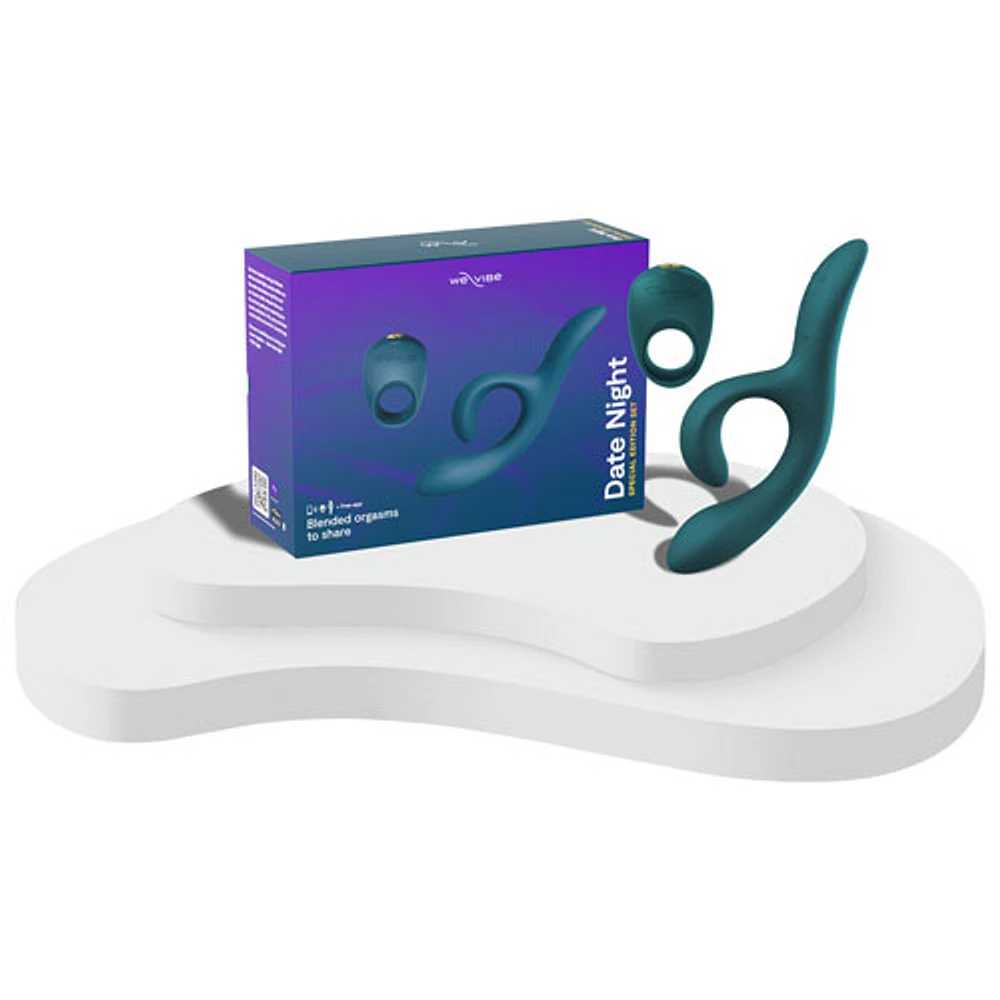 Ensemble Date Night de We-Vibe en édition spéciale - Velours vert