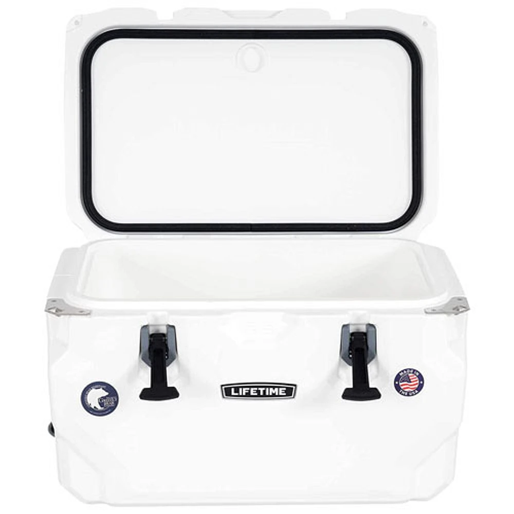 Glacière haute performance de Lifetime - 73 l (65 pte) - Blanc arctique