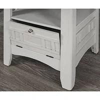 Baltimore Contemporary 5-Piece Bistro/Bar Set - White