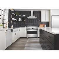 Frigidaire Professional 36" 4.4 Cu. Ft. True Convection 6-Burner Dual Fuel Range (PCFD3670AF) -Stainless