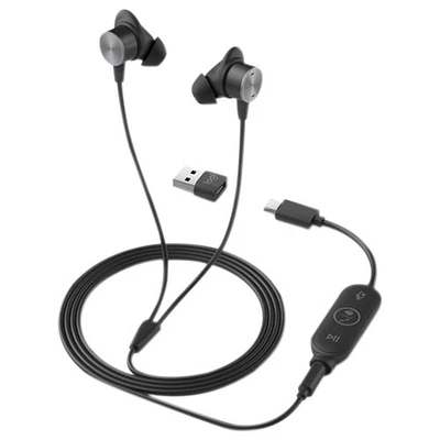 Écouteurs boutons Zone édition Microsoft Teams de Logitech - Graphite