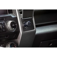 Chargeur pour l'auto 60 W à deux ports USB PowerVolt de Scosche - Noir