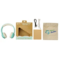 Planet Buddies Kids Wireless Bluetooth Headphones - Light Blue Penguin