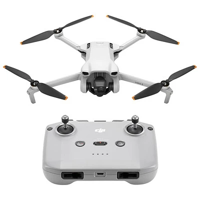 Drone quadricoptère Mini 3 de DJI avec télécommande - Gris