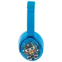 Casque d'écoute Bluetooth à suppression du bruit Cosmos+ (Plus) de BuddyPhones pour enfants - Bleu