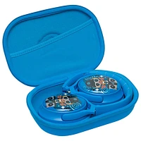 Casque d'écoute Bluetooth à suppression du bruit Cosmos+ (Plus) de BuddyPhones pour enfants - Bleu