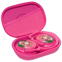 BuddyPhones Cosmos+ (Plus) Over-Ear Noise Cancelling Bluetooth Kids Headphones - Pink