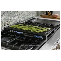 Café 48" 8.25 Cu Ft Double Oven 6-Burner Freestanding Dual Fuel Air Fry Range (C2Y486P3TD1) - Matte Black