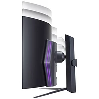 LG UltraGear 45" QHD 240Hz 0.03ms GTG Curved OLED G-Sync Gaming Monitor (45GR95QE-B) - Black