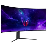 LG UltraGear 45" QHD 240Hz 0.03ms GTG Curved OLED G-Sync Gaming Monitor (45GR95QE-B) - Black