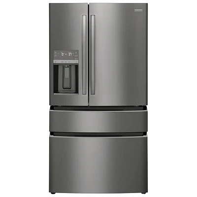 Réfrigérateur à deux portes de 21,5 pi³ de 36 po avec distributeur Gallery de Frigidaire (GRMC2273CD) - Acier inoxydable noir