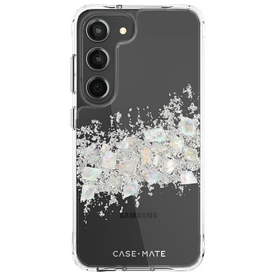 Étui rigide ajusté Karat Pearl de Case-Mate pour Galaxy S23 de Samsung - Transparent