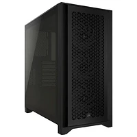 Corsair 4000D RGB Airflow Mid-Tower ATX Computer Case - Black