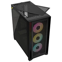 Corsair 4000D RGB Airflow Mid-Tower ATX Computer Case - Black
