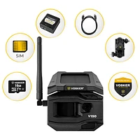 Vosker V150 Wire-Free Outdoor 1080p HD Security Camera - Black