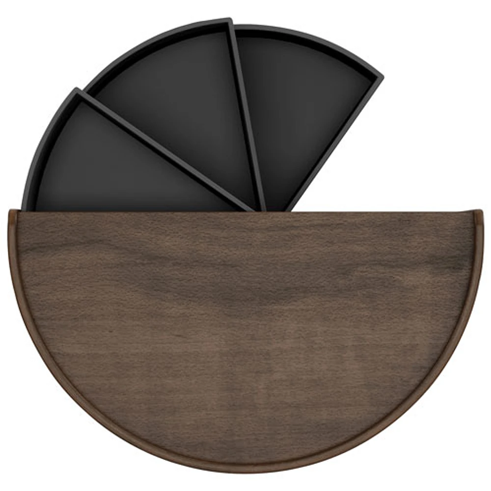 Umbra Moona Round Jewelry Storage Box - Black