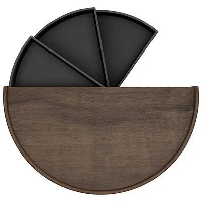 Umbra Moona Round Jewelry Storage Box - Black