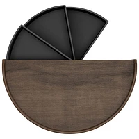 Umbra Moona Round Jewelry Storage Box - Black