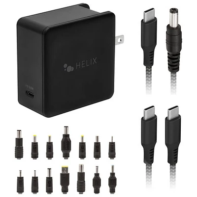 Chargeur de portable universel USB-C de 65 W de Helix (ETHNBC65U)