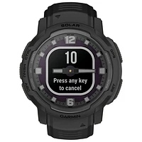 Garmin Instinct Crossover Solar Tactical Edition 45mm Bluetooth Multisport Smartwatch - Black