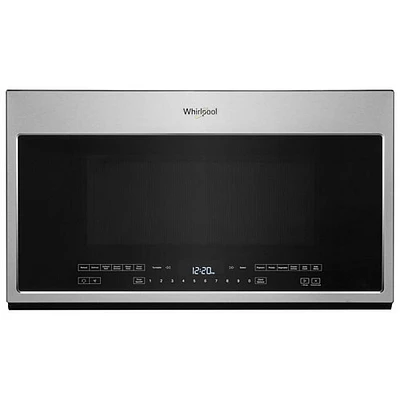Open Box - Whirlpool Over-The-Range Microwave - 2.1 Cu. Ft. - Stainless Steel - Perfect Condition