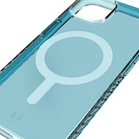 Étui souple ajusté Carve de BodyGuardz avec MagSafe pour iPhone 14 - Bleu ciel