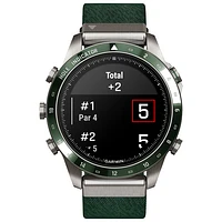 Garmin MARQ Golfer Gen 2 46mm GPS Bluetooth Golf Smartwatch - Pine Green