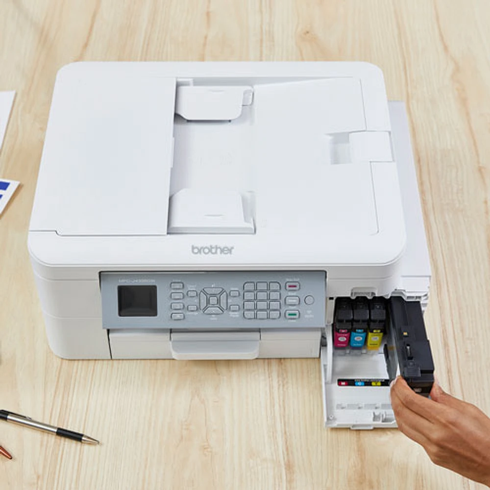 Imprimante à jet d'encre tout-en-un sans fil MFCJ4335DW de Brother avec INKvestment Tank