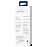 Insignia 2.44m (8 ft.) 4K Ultra HD HDMI Cable (NS-HG08L22-C) - White - Only at Best Buy