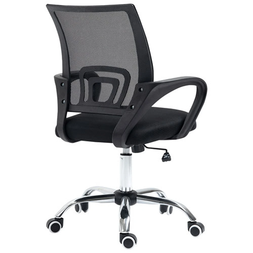 Naz Dynamo Mid-Back Mesh Office Chair - Black