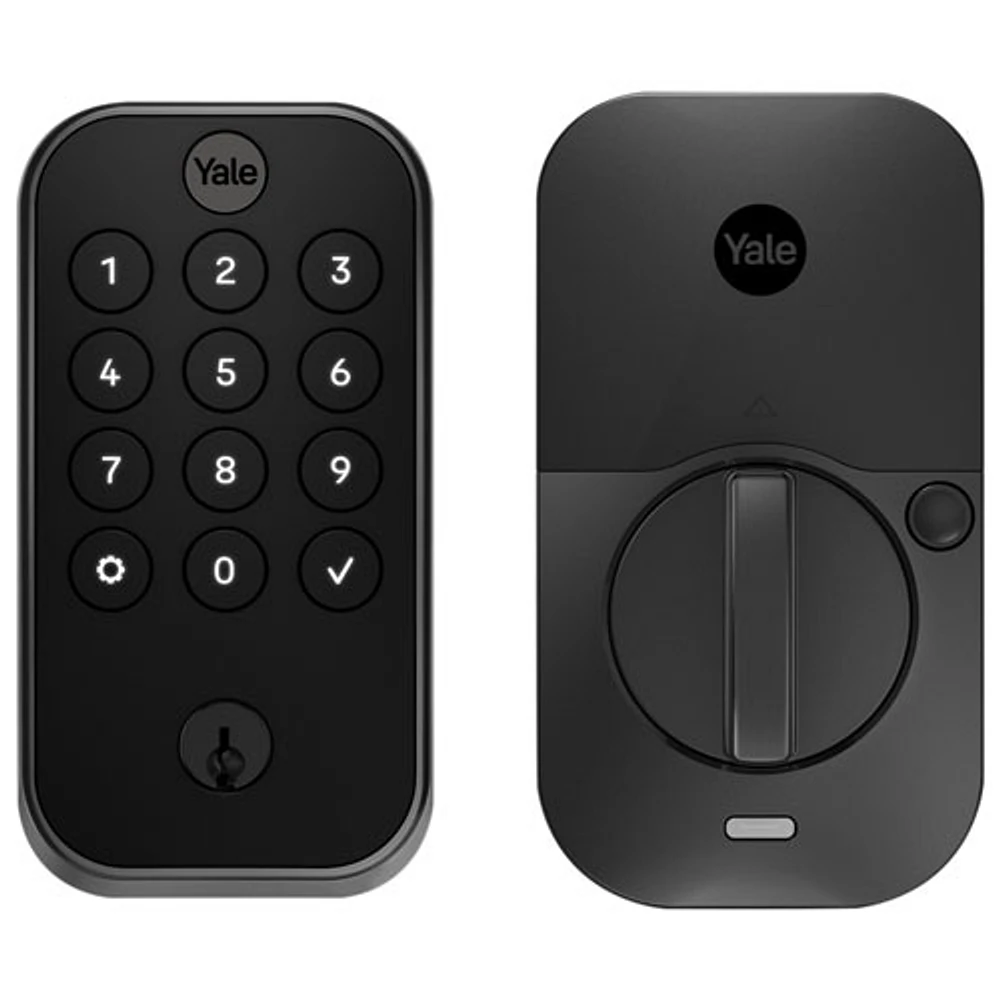 Yale Assure Lock 2 Key Wi-Fi Smart Lock - Black Suede