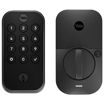Yale Assure Lock 2 Key Wi-Fi Smart Lock - Black Suede
