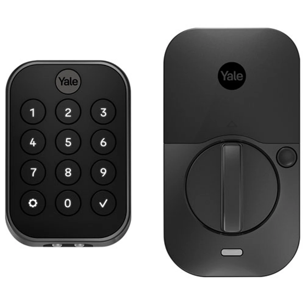 Serrure intelligente Bluetooth Assure Lock 2 avec pavé numérique de Yale - Suède noir