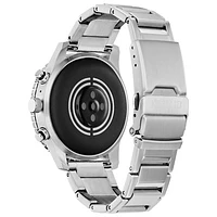 Citizen CZ Smart PQ2 Sport 45mm Smartwatch with Heart Rate Monitor - Silver-Tone Bracelet