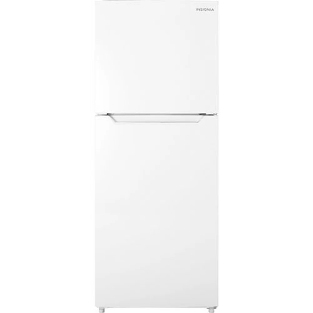 Boîte ouverte - Réfrigérateur à congélateur supérieur 10,1 pi³ 24 po d'Insignia (NS-RTM10WH2-C) - Blanc - Parfait état