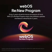 Téléviseur intelligent webOS HDR DEL HD 1080p de 27 po StanbyME de LG (27ART10AKPL) - 2022
