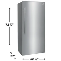 Réfrigérateur sans congélateur 18,9 pi³ 33 po avec distributeur d'eau d'Electrolux (EI33AR80WS) - Inox