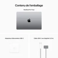 Apple MacBook Pro 14" (2023) - Space Grey (Apple M2 Pro/ 512GB SSD / 16GB RAM) - French