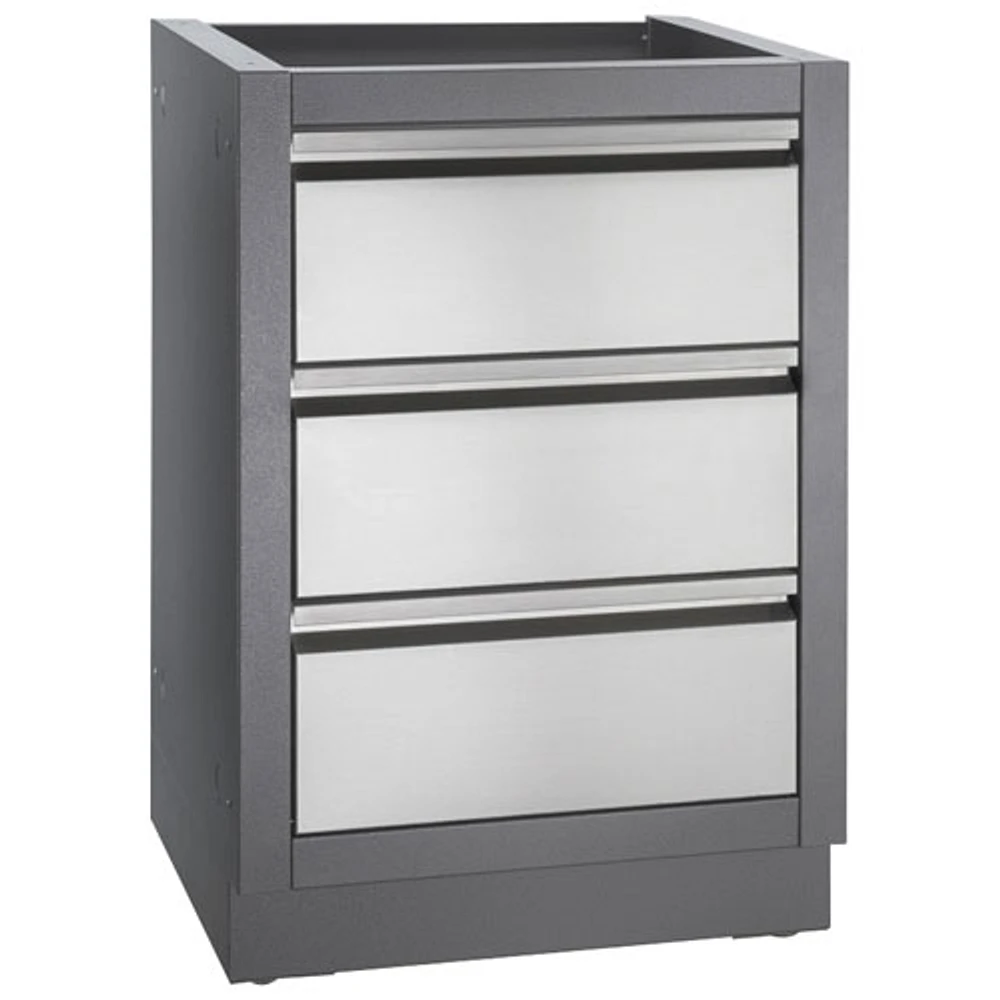 Armoire de cuisine extérieure à 2 tiroirs OASIS de Napoleon - Gris