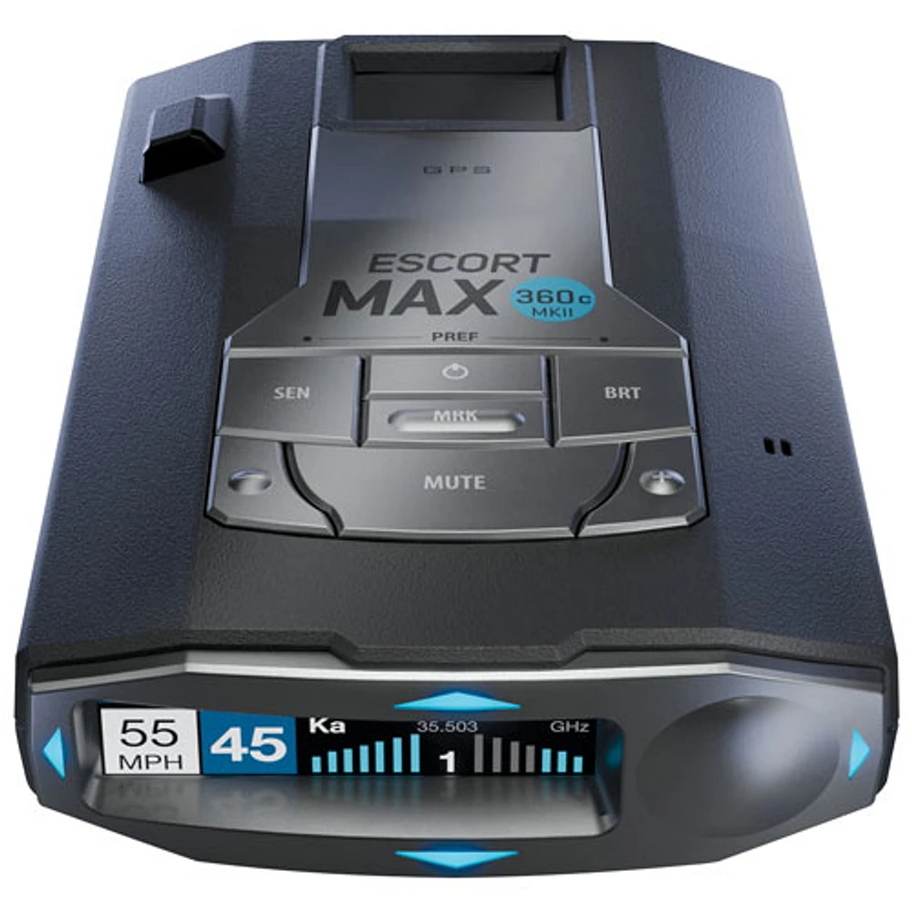 Détecteur de radar MAX 360c MKII d'Escort
