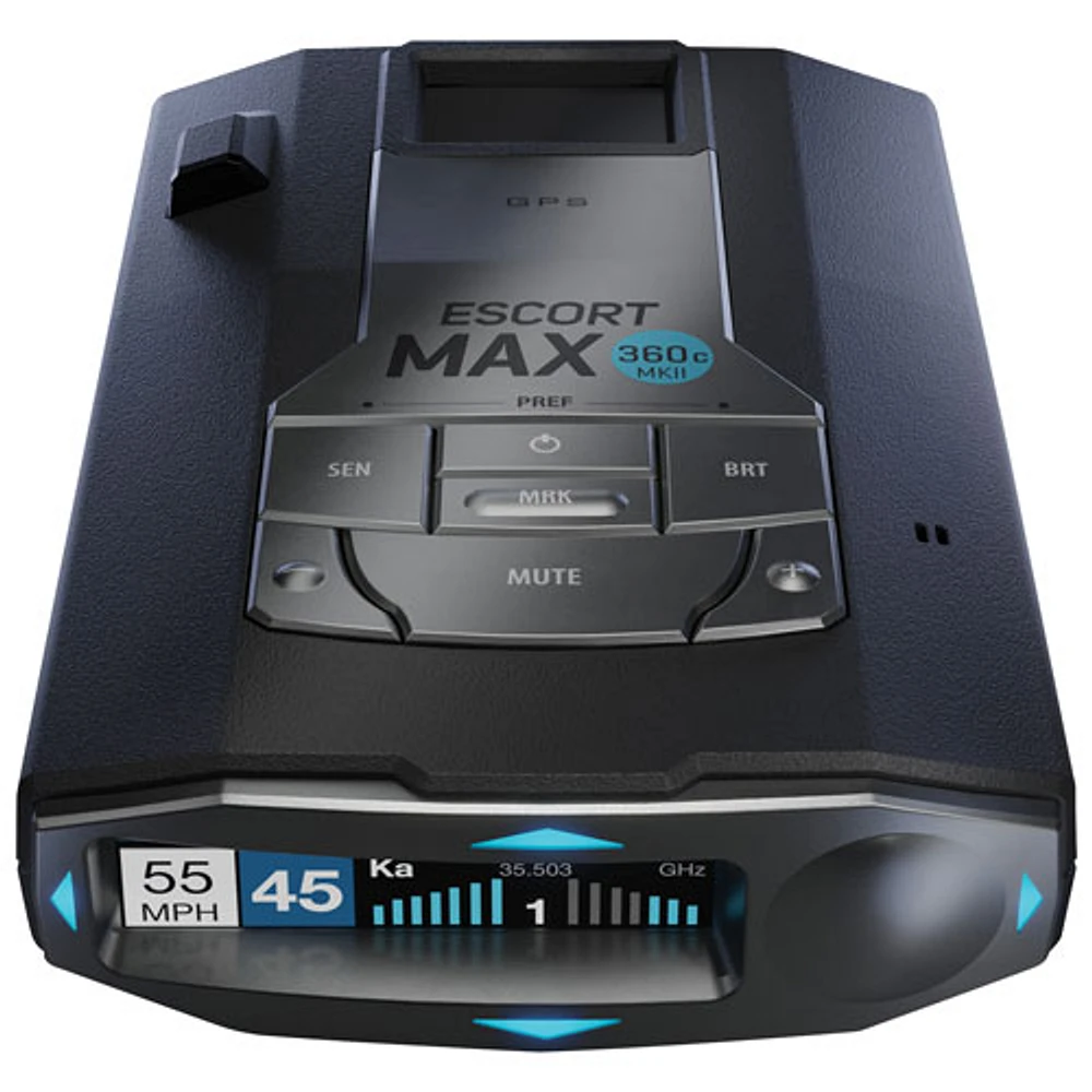 Détecteur de radar MAX 360c MKII d'Escort