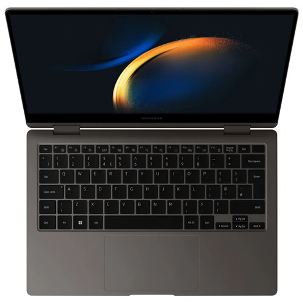 Galaxy Book3 Pro 360 à écran tactile 13,3 po Samsung - Graphite (Core i5-1335U Intel/SSD 256 Go/RAM 8 Go/Win 11)