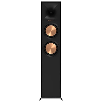 Haut-parleur colonne double à 2 voies de 400 W R605FA de Klipsch - À l'unité - Noir