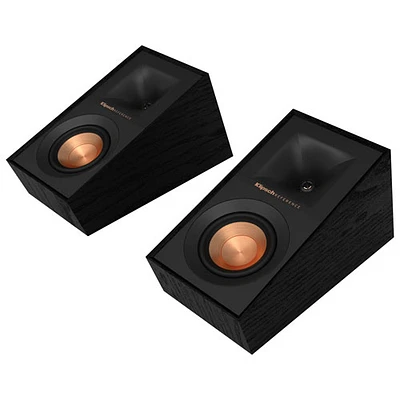 Haut-parleur d'étagère de 200 W R40SA de Klipsch - Paire - Noir