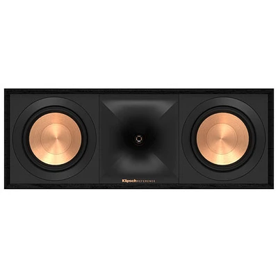 Haut-parleur de canal central à 2 voies de 400 W Dual R50C de Klipsch - Noir
