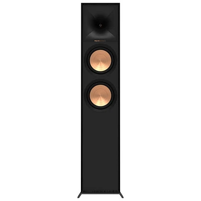 Haut-parleur colonne double à 2 voies de 400 W R600F de Klipsch - À l'unité - Noir