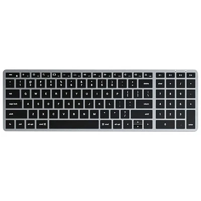 Clavier rétroéclairé Bluetooth Slim X2 de Satechi - Gris - Anglais